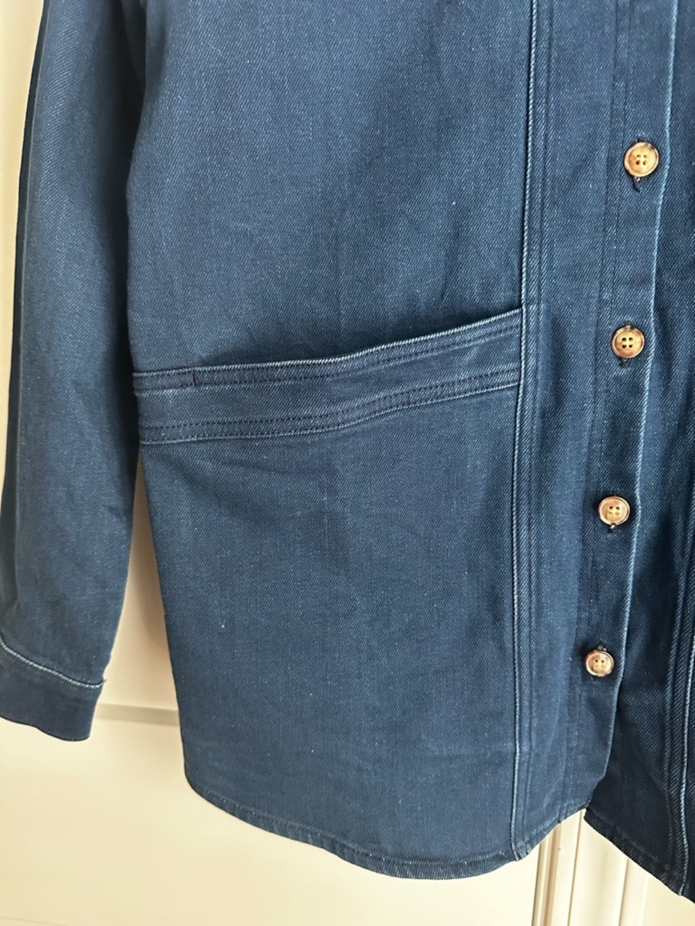 SÉZANE Will Forever Denim Indigo Jacket Women’s Oversized Size (M) - Picture 6 of 9